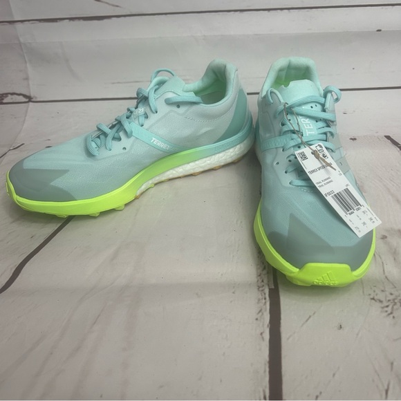 Adidas ULT Running Shoes Women's Low-top Blue/grey/green size 7.5 - Picture 7 of 10